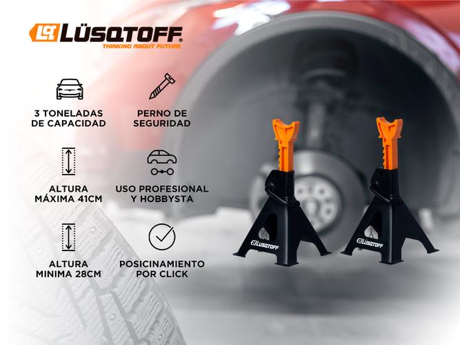 Caballete Tripode Para Auto Lusqtoff 3tn 2 unidades sal3ton-7 - 1
