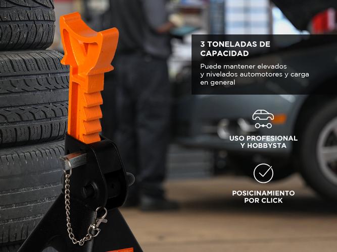 Caballete Tripode Para Auto Lusqtoff 3tn 2 unidades sal3ton-7 - 2