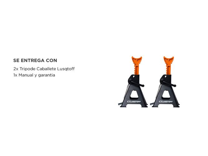Caballete Tripode Para Auto Lusqtoff 3tn 2 unidades sal3ton-7 - 4