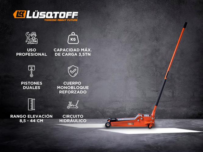Criquet Carrito Gato Lusqtoff 3.5tn Chato Taller Mecanico LQC3.5EX - 1