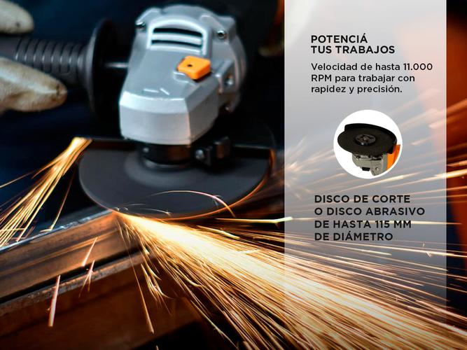 Amoladora Angular Lusqtoff 720w 115mm 11000rpm L-820  - 2