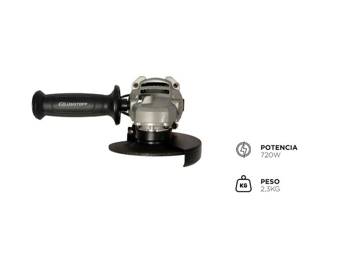 Amoladora Angular Lusqtoff 720w 115mm 11000rpm L-820  - 4