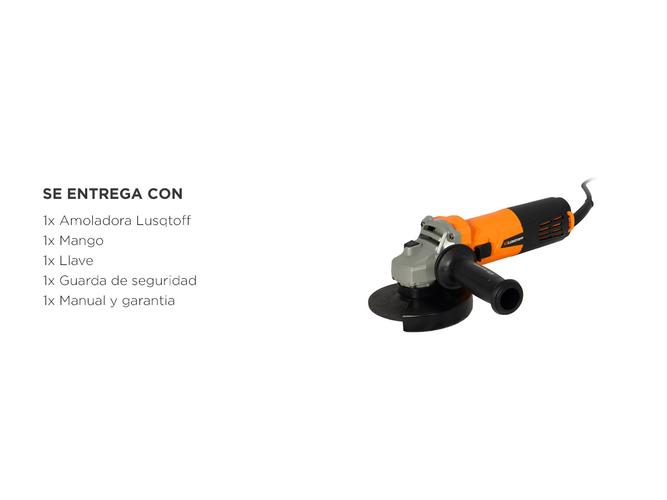 Amoladora Angular Lusqtoff 720w 115mm 11000rpm L-820  - 5