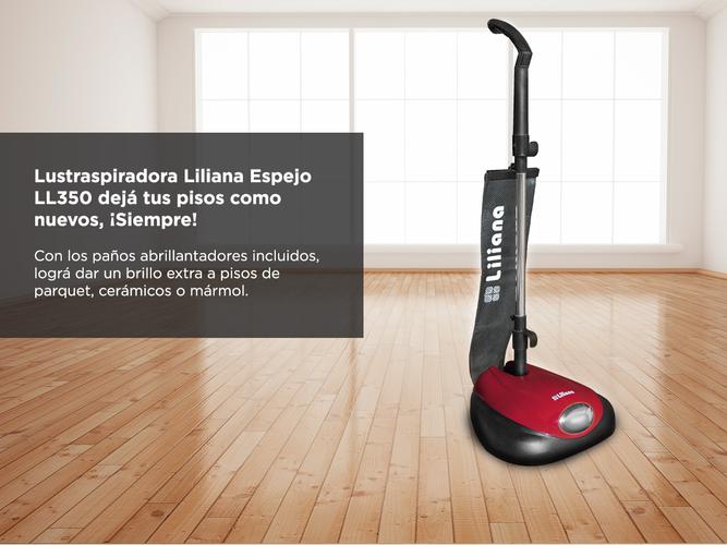 Lustraspiradora Liliana Espejo LL350 con Luz 3,6Lts 850w + 3 Paños - 3