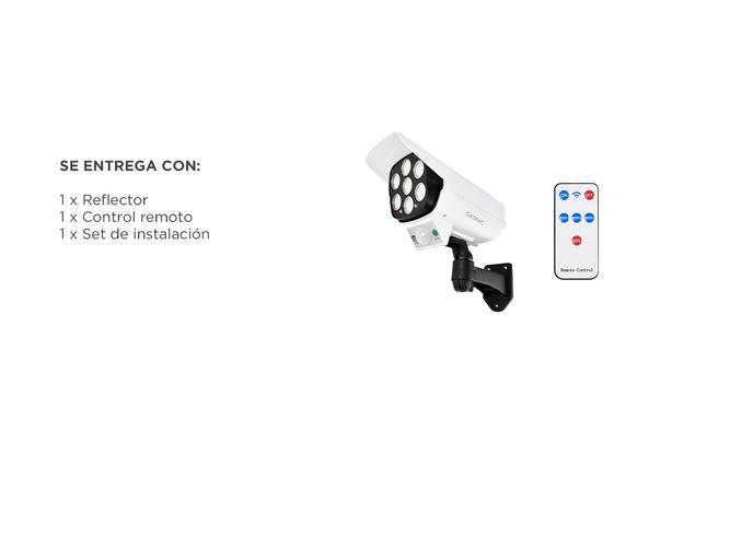 Reflector Luz Solar Gadnic LUZ03 De Pared Con Control - 5