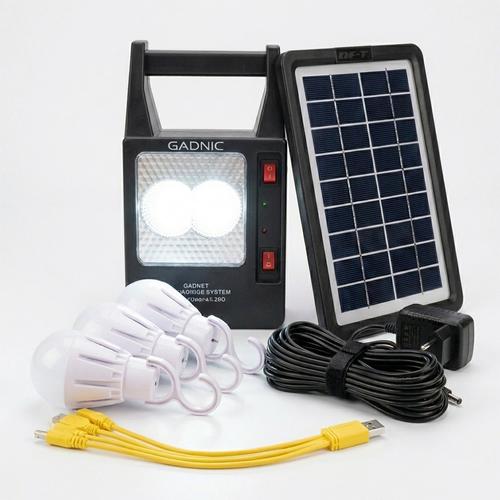 Luz de Emergencia Portatíl Gadnic Panel Luz Led Solar  Outlet - 0