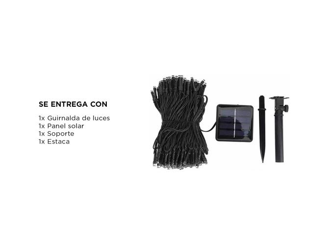 Guirnalda de Luces Solar Gadnic 8 Modos 22 mts - 4