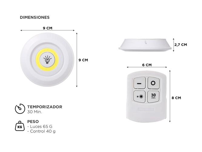 Kit de Luces LED Gadnic Con Control Remoto x3 - 4