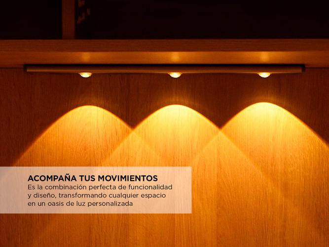 Luces Led con Sensor de Movimiento Gadnic LUZ26 3 Colores - 3