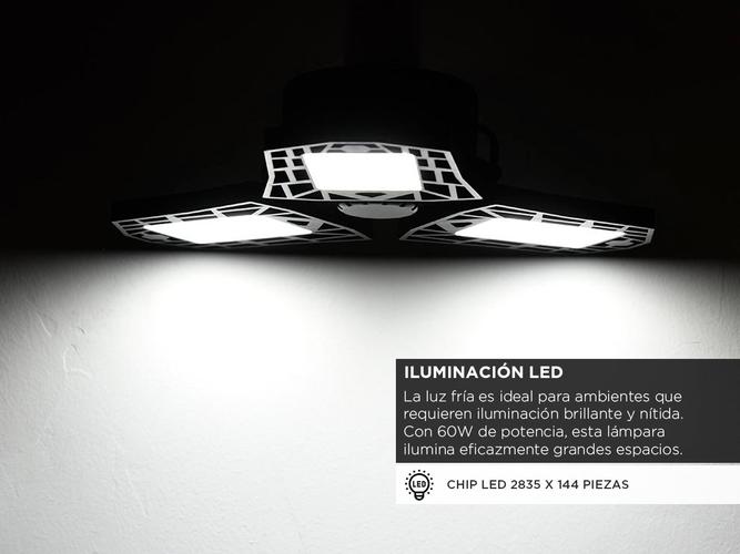Lámpara Luz Led Gadnic LUZ30 Galponera Plegable - 2