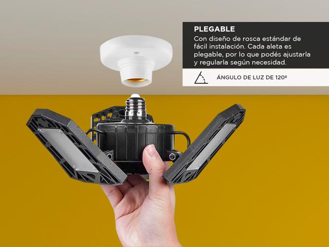 Lámpara Luz Led Gadnic LUZ30 Galponera Plegable - 3