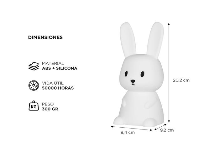 Lámpara Luz de Noche Gadnic Bunny31 Conejito Luminoso - 3