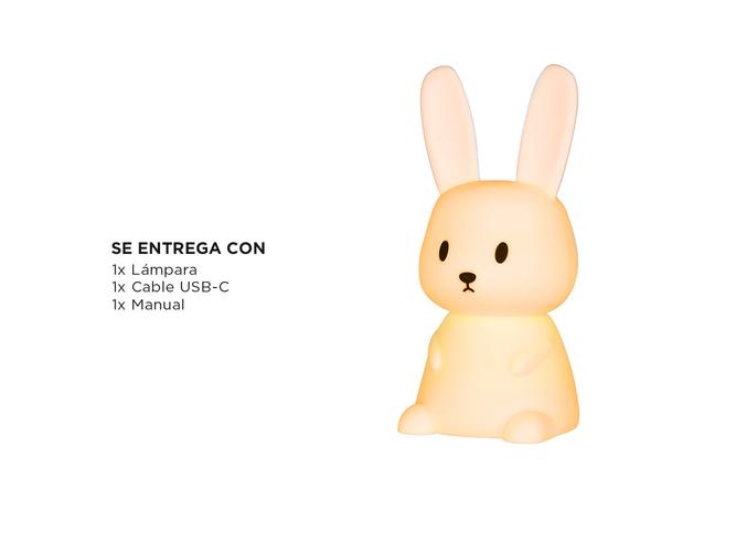 Lámpara Luz de Noche Gadnic Bunny31 Conejito Luminoso - 4