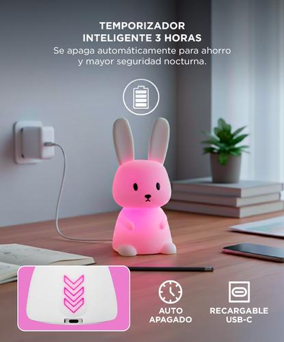 Lámpara Luz de Noche Gadnic Bunny31 Conejito Luminoso - 3