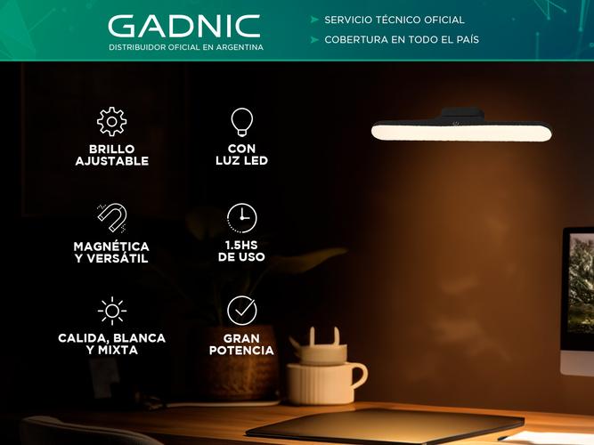 Lámpara De Escritorio Magnética Gadnic LUZ36 Luz Táctil - 1