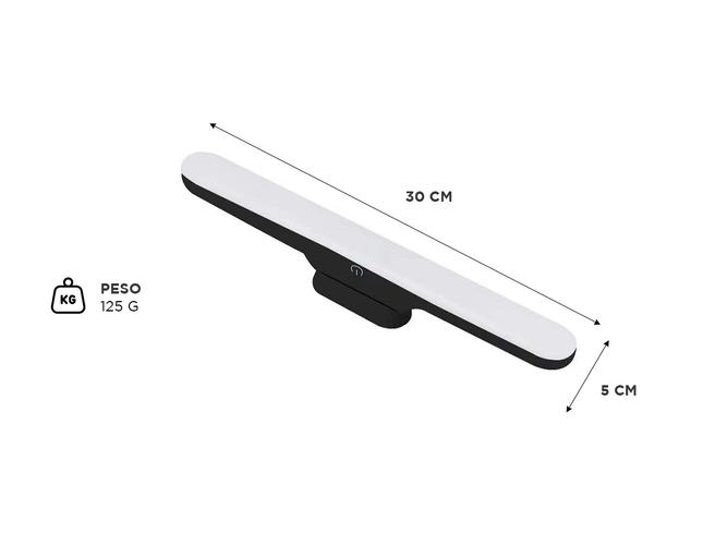 Lámpara De Escritorio Magnética Gadnic LUZ36 Luz Táctil - 4