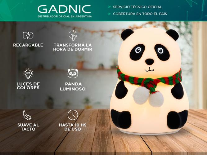 Lámpara de Panda Luminoso Gadnic Panda-Light Luz Infantil  - 1