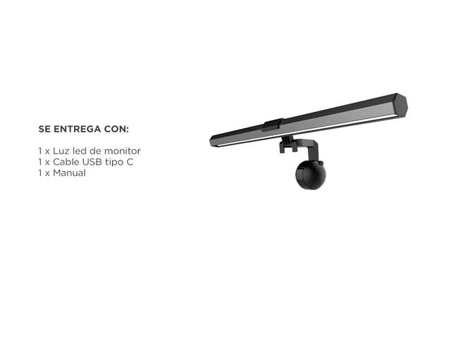 Luz Para Monitor Led Anti Luz Azul Lampara Gamer  - 5