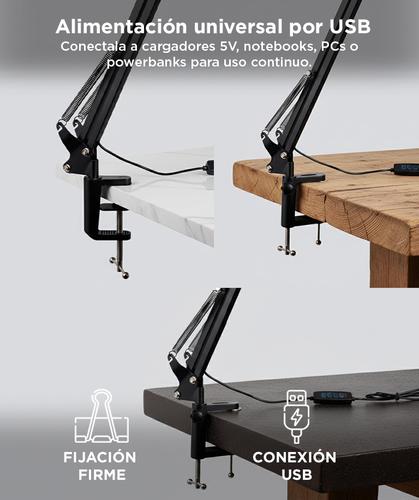 Lámpara Led De Escritorio Gadnic LedMax Con Brazo 360 - 4