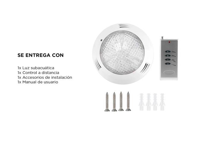 Luces Para Pileta Gadnic LP18 18w Iluminación De Jardín Led Rgb - 6