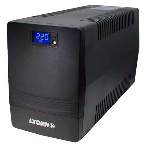 Ups Estabilizador 1200va / 720w Lyonn Display Lcd 4 Salidas - 0
