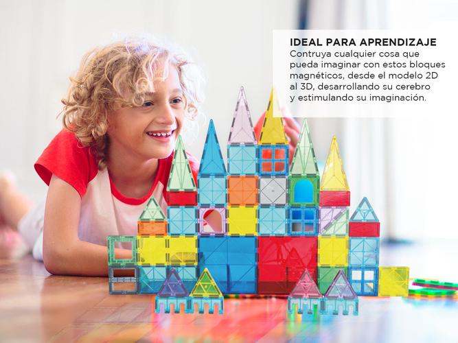 Bloques De Construcción Gadnic Magneticos 120 Piezas De Juguetes Para Niños - 2