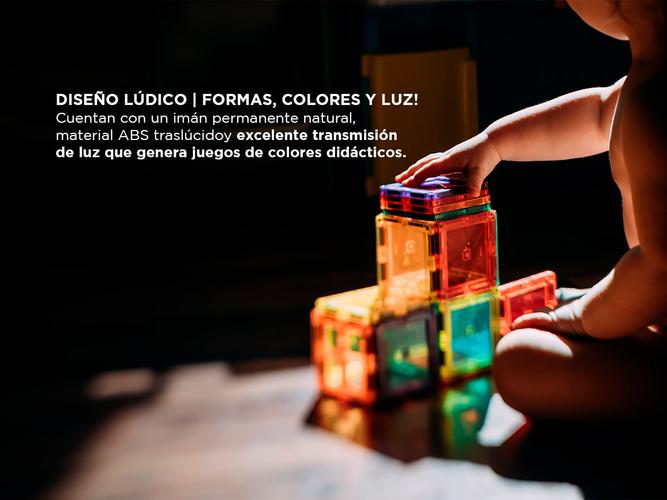 Bloques De Construcción Gadnic Magneticos 120 Piezas De Juguetes Para Niños - 4