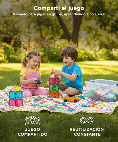 Bloques De Construcción Gadnic Magneticos 120 Piezas De Juguetes Para Niños - 4