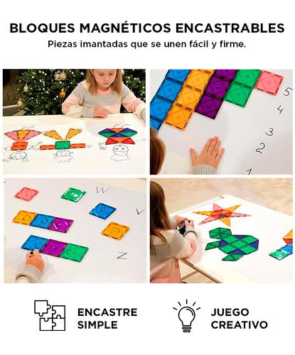 Juegos Magnéticos Gadnic Bloques De Construcción Para Niños 100 Piezas  - 2