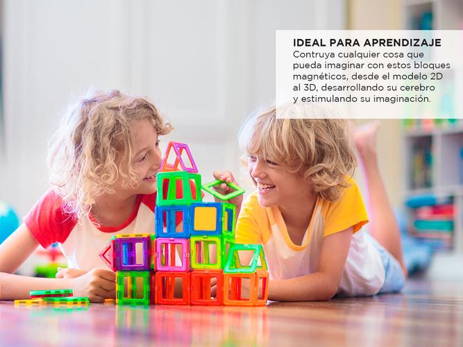 Bloques De Construcción MAGT4K Para Crear Juguetes 208 Piezas  - 2