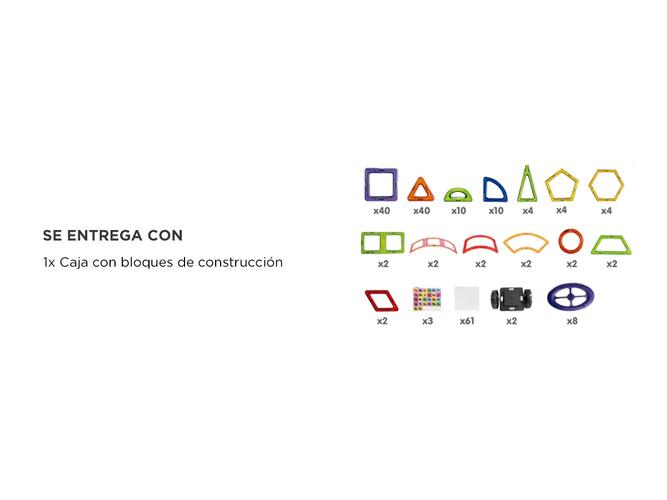 Bloques De Construcción MAGT4K Para Crear Juguetes 208 Piezas  - 5