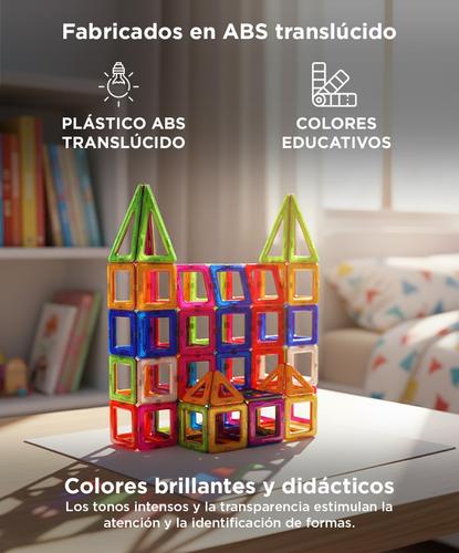Bloques De Construcción MAGT4K Para Crear Juguetes 208 Piezas  - 4