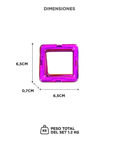 Bloques De Construcción MAGT4K Para Crear Juguetes 208 Piezas  - 5
