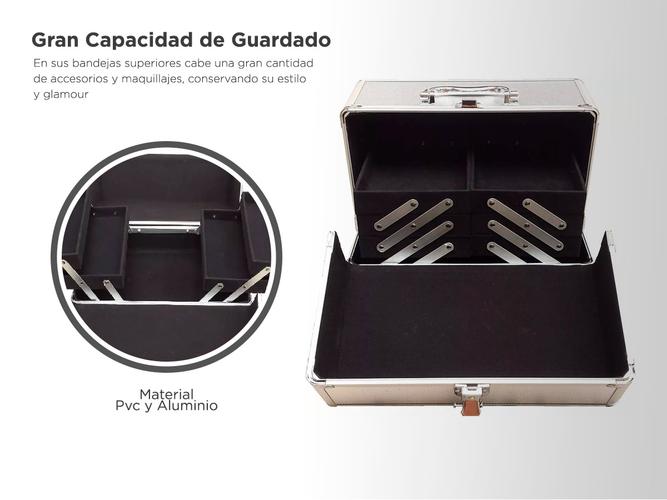 Maletin Maquillaje Gadnic M-1 6 Bandejas - 4