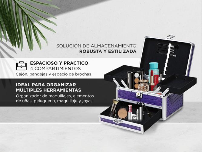 Maletín Maquillaje Gadnic Organizador Con Cierre Reforzado  - 2