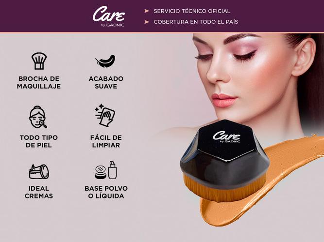 Brocha de Maquillaje Gadnic 2U77 Base Líquida Polvo - 1