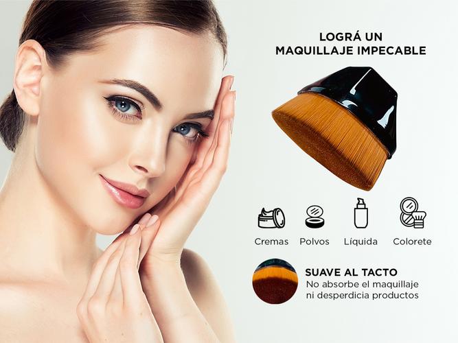 Brocha de Maquillaje Gadnic 2U77 Base Líquida Polvo - 2