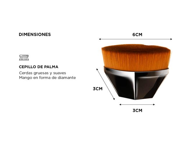Brocha de Maquillaje Gadnic 2U77 Base Líquida Polvo - 3