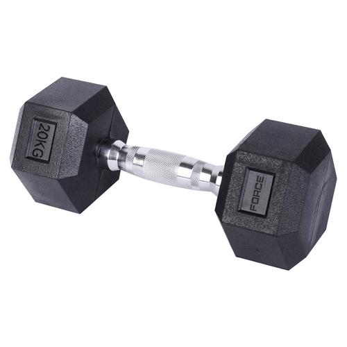 Mancuerna Hexagonal Force By Gadnic 20KG Agarre Seguro  - 0