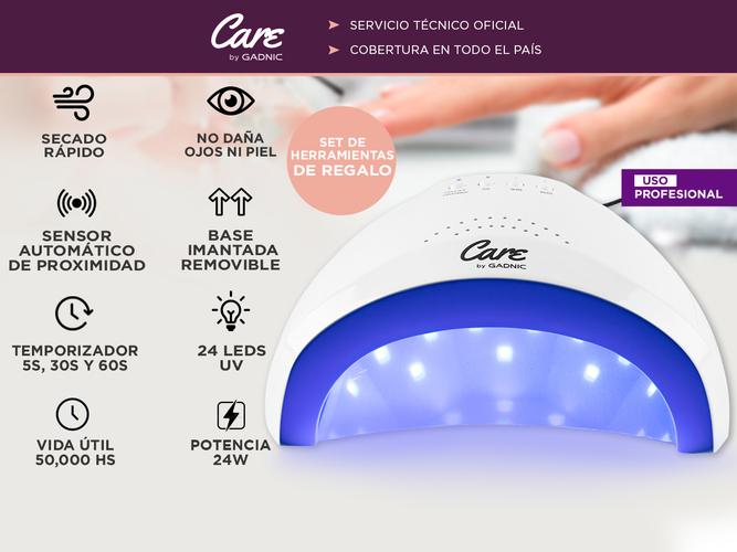 Kit Para Uñas Gadnic Torno T102  Cabina UV Ledsun 48w Uso Profesional - 1
