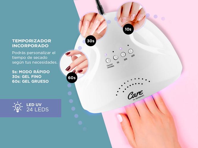 Kit Para Uñas Gadnic Torno T105 + Cabina UV LED 48W Profesional - 3