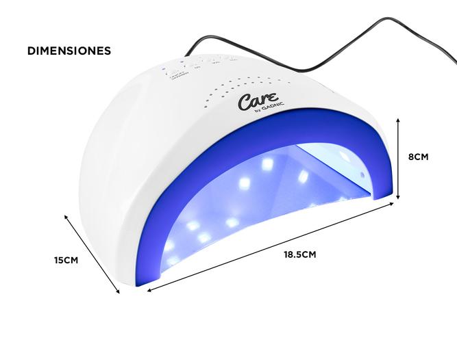 Cabina Para Uñas Gadnic Ledsun UV 48w Uso Profesional - 5