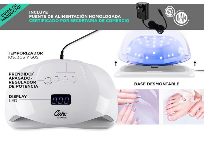 Cabina Para Uñas Gadnic Ledsun Plus UV 72w Uso Profesional - 4