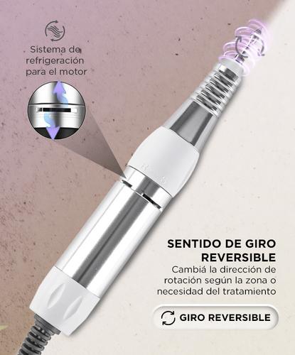 Torno Para Uñas Gadnic T202 35000rpm Uso Profesional - 3