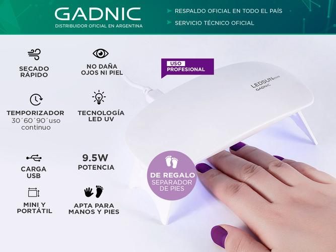 Cabina Para Uñas Gadnic Ledsun Mini UV Led Compacta y Portátil - 1