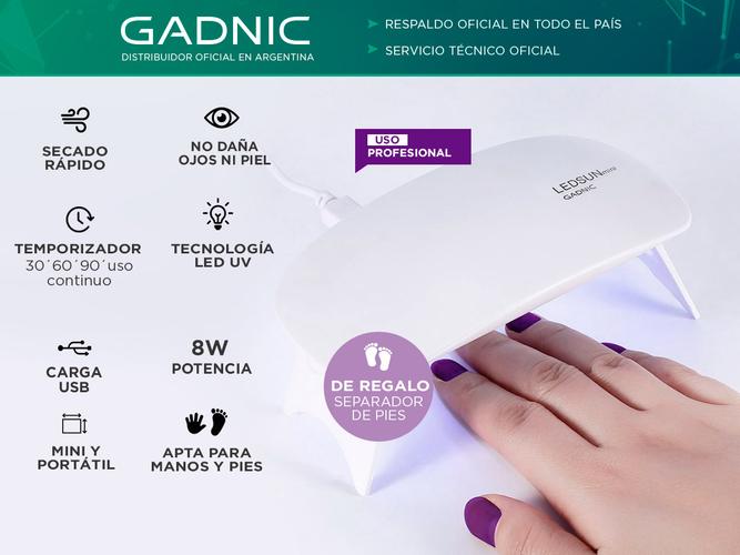Cabina Para Uñas Gadnic Ledsun Mini UV Led Compacta y Portátil - 1