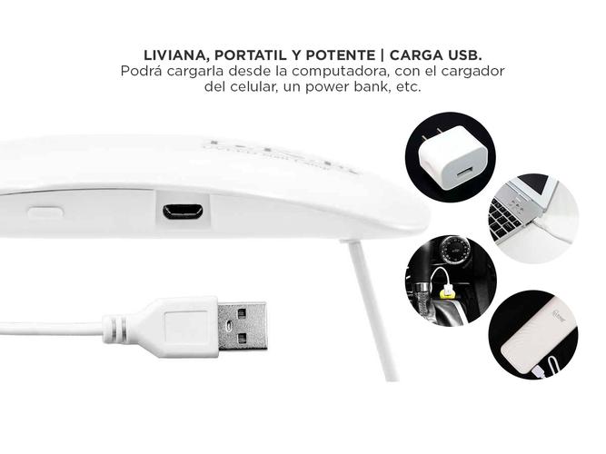 Cabina Para Uñas Gadnic Ledsun Mini UV Led Compacta y Portátil - 4