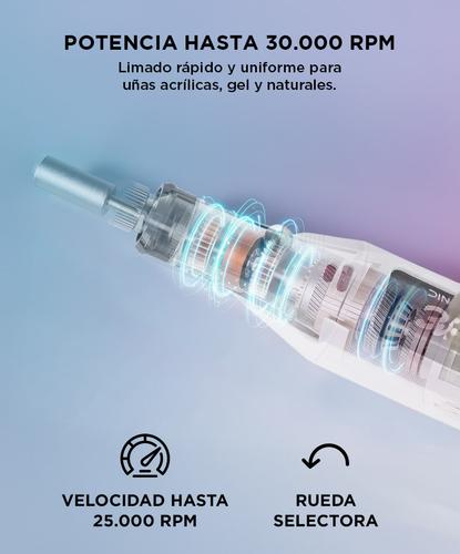 Torno Para Uñas Gadnic T102 25.000rpm Uso Profesional - 2