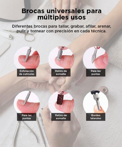 Torno Para Uñas Gadnic T102 25.000rpm Uso Profesional - 3