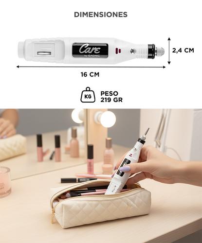 Torno Para Uñas Gadnic T102 25.000rpm Uso Profesional - 5